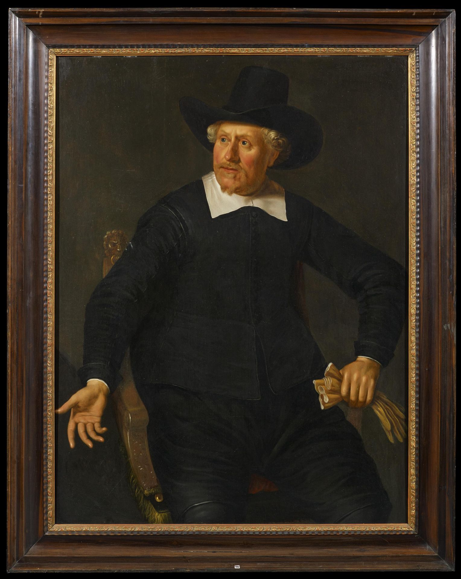 ROTIUS, JAN ALBERTSZ.1624 Medembilk - 1666 HoornTitle: A Pair: Portrait of Jan Vrederksz. - Bild 6 aus 7