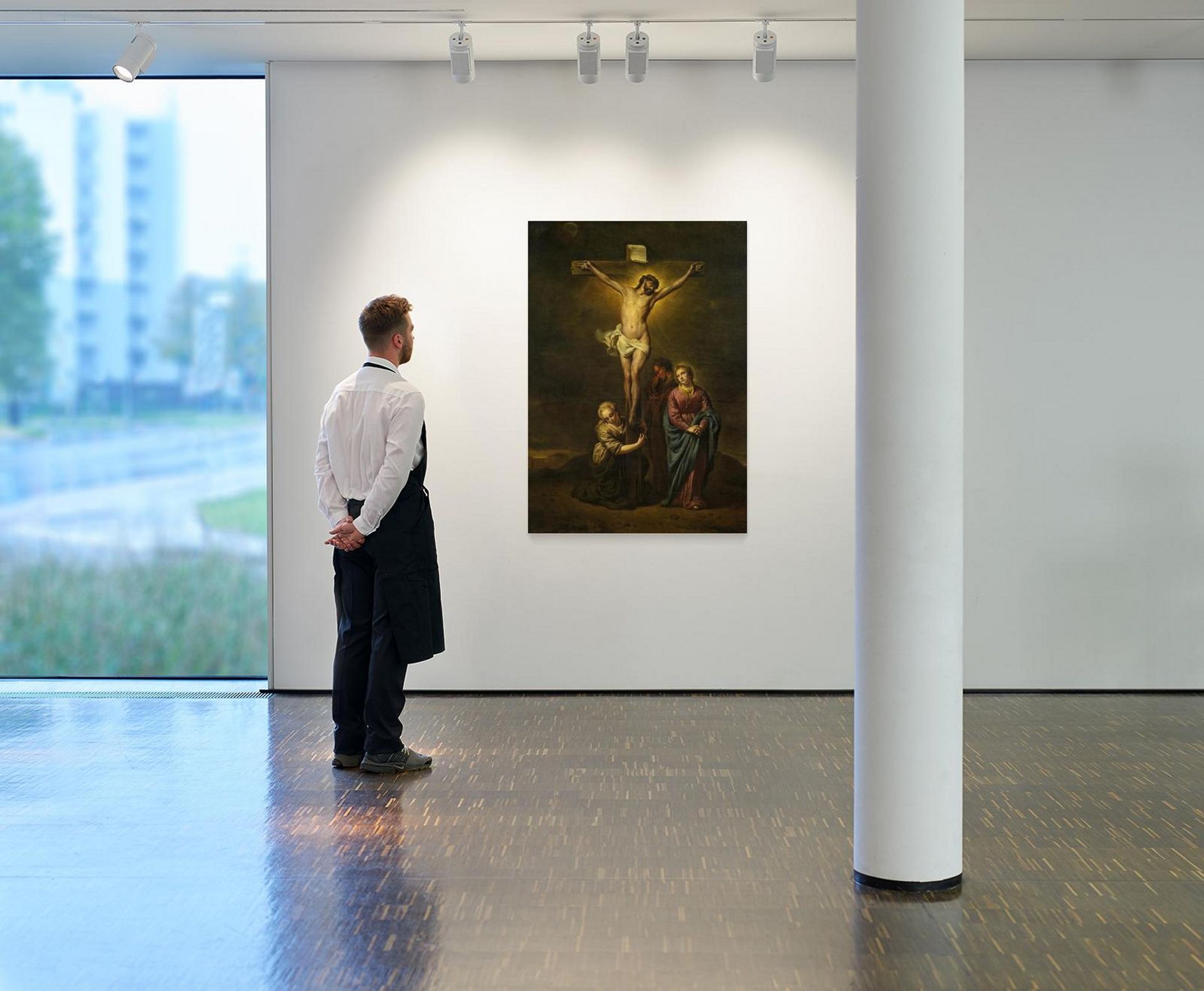 WEENIX, JAN D.J.Amsterdam ca. 1640 - before 1719Title: Christ on the Cross with Mary, John and - Bild 4 aus 4