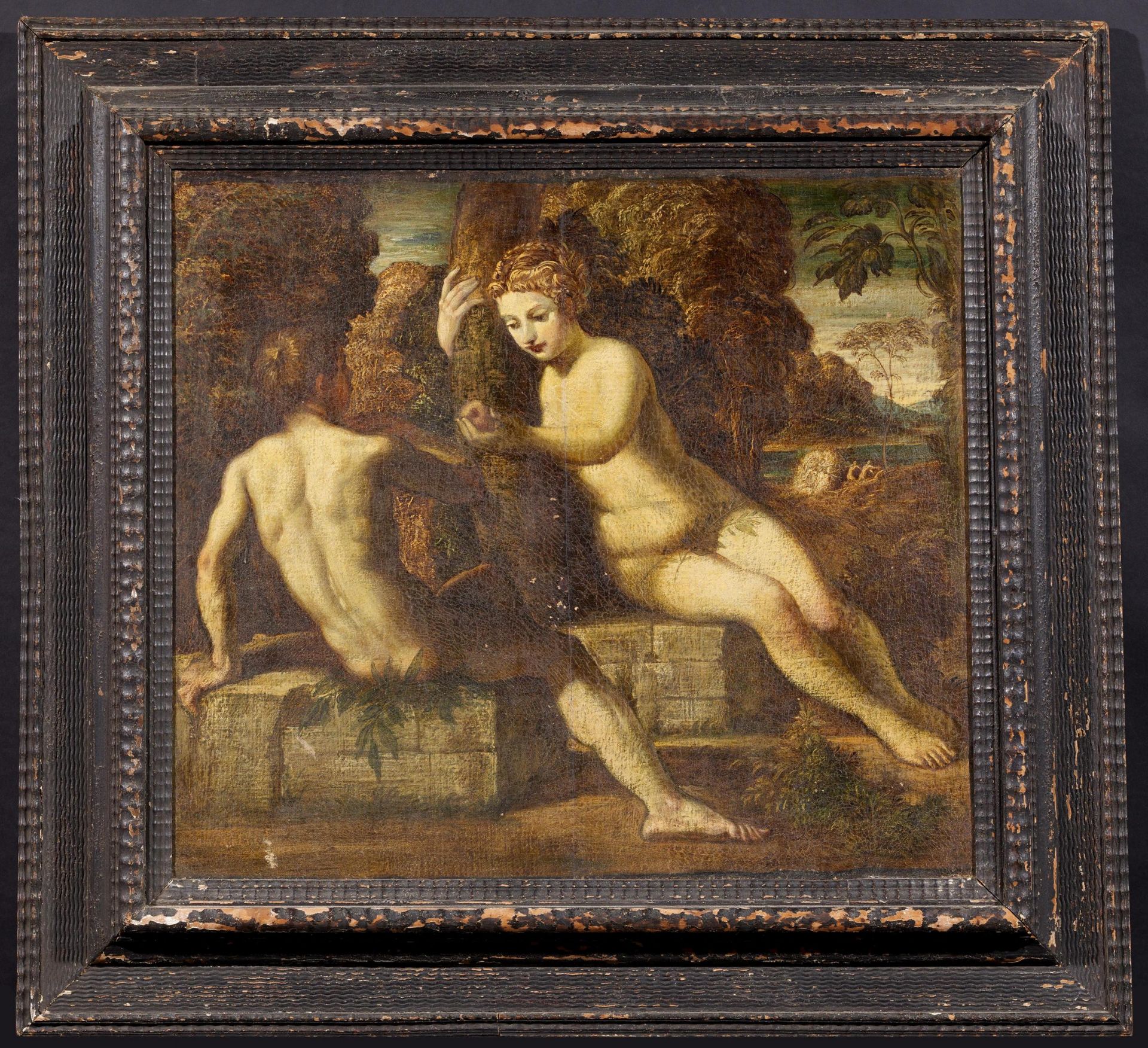 TINTORETTO, JACOPOVenice 1518 - 1594WorkshopTitle: The Fall of Man. Technique: Oil on canvas. - Bild 2 aus 4