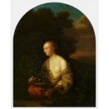 TOUSSAINT, GELTONca. 1630 Flanders - 1680 CopenhagenattributedTitle: Young Woman with Vase.