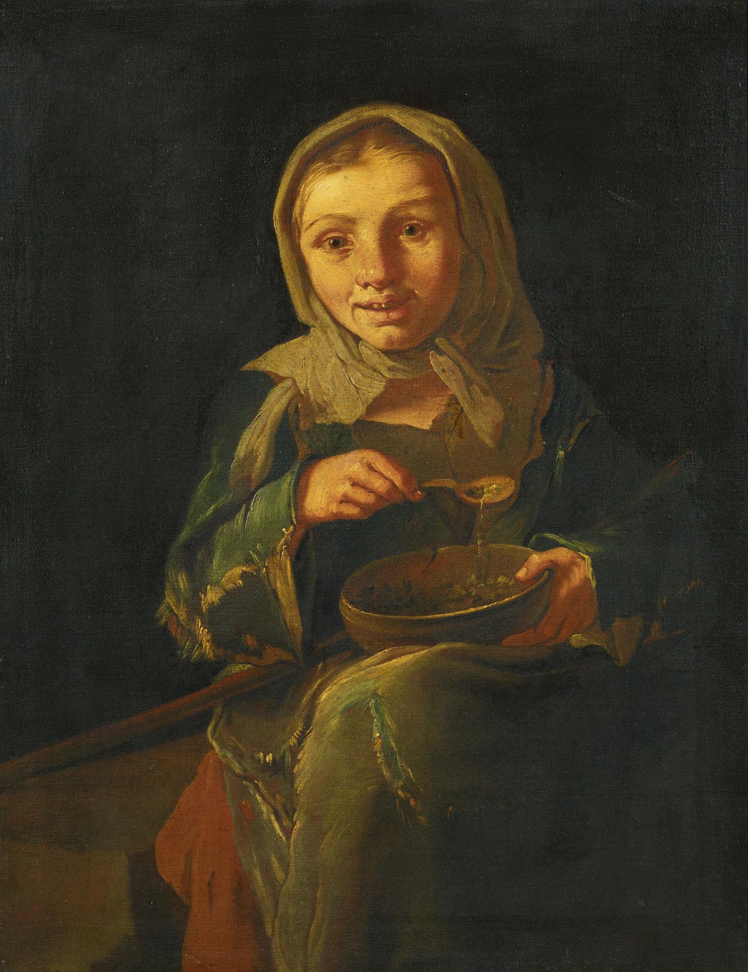 CIPPER, GIACOMO FRANCESCO DETTO IL TODESCHINI1664 Feldkirch - 1736 MilanattributedTitle: A Girl