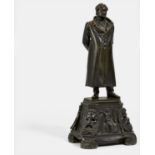 RAUCH, CHRISTIAN DANIEL1777 Arolsen - 1857 DresdenTitle: Johann Wolfgang von Goethe. Statue on a