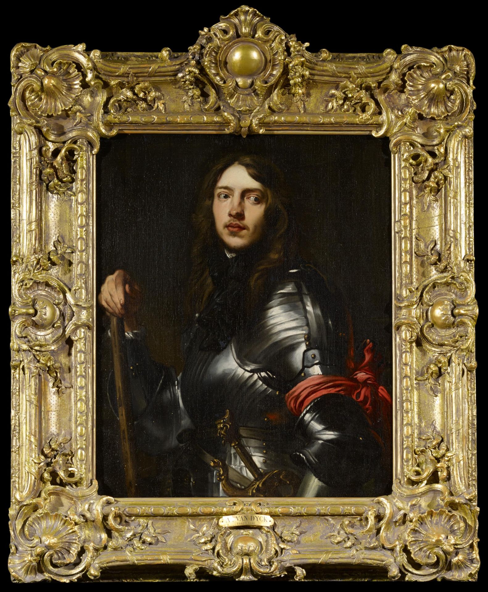 DYCK, ANTON VAN1599 Antwerp - 1641 LondonfollowerTitle: Man in Armour with Red Armband. Copy based - Bild 2 aus 3