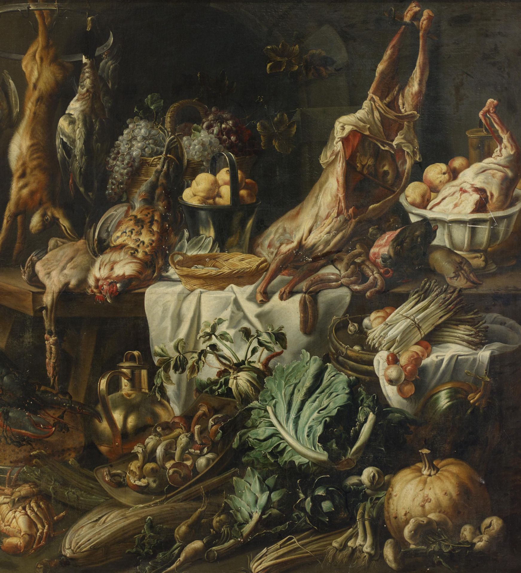 UTRECHT, ADRIAEN VANAntwerp 1595 - 1652and workshopTitle: In the Pantry. Lavish Still Life with - Bild 9 aus 11