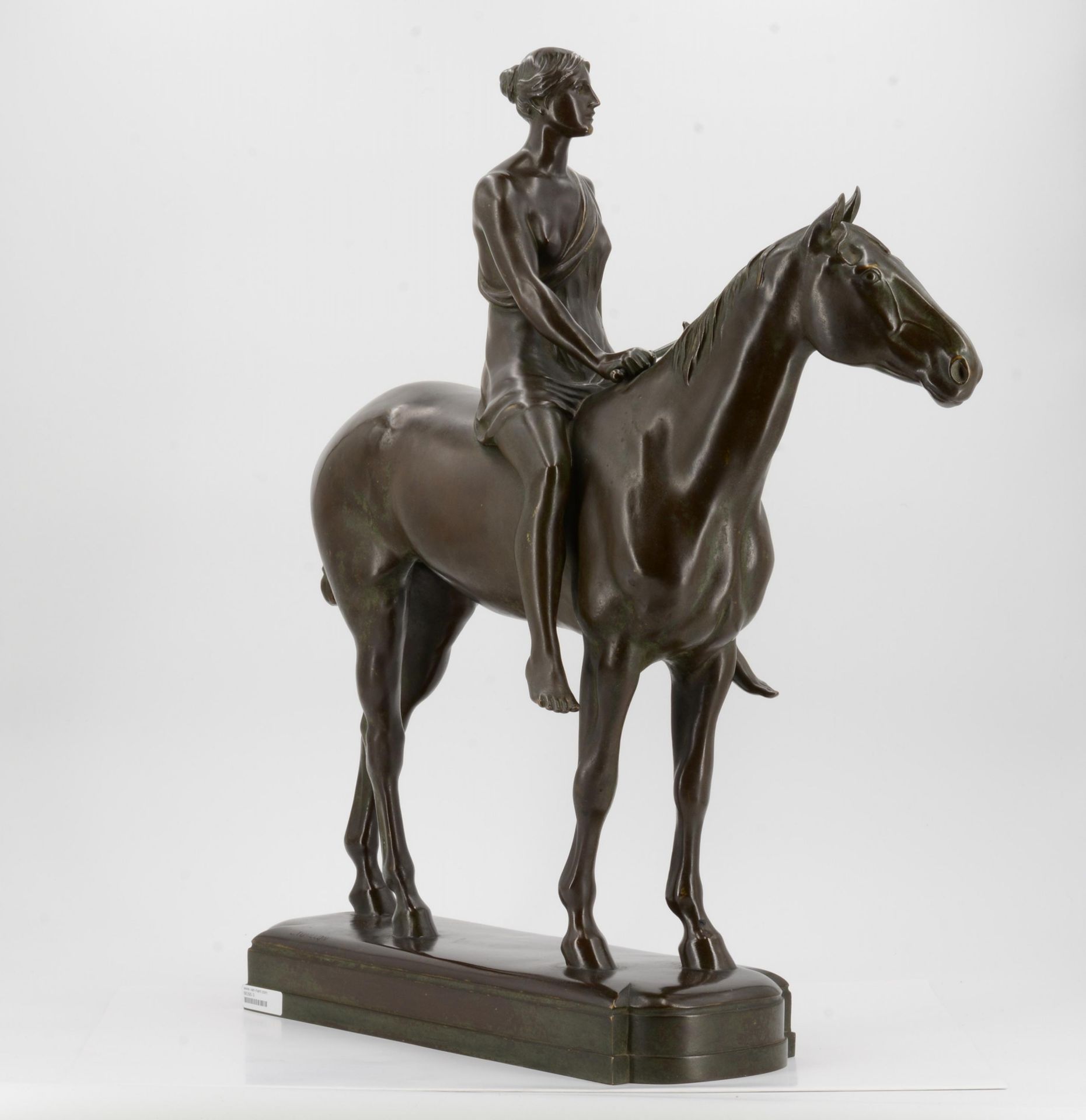 TUAILLON, LOUISBerlin 1862 - 1919Title: Amazon on Horseback. Technique: Bronze. Height: 57cm. - Bild 6 aus 7