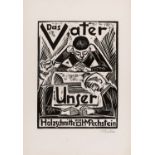 Pechstein, Hermann Max1881 Zwickau - 1955 Berlin"Das Vater Unser". 1921. Portfolio with 12