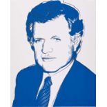 Warhol, Andy1928 Pittsburgh - 1987 New YorkEdward Kennedy. 1980. Colour silkscreen and diamond