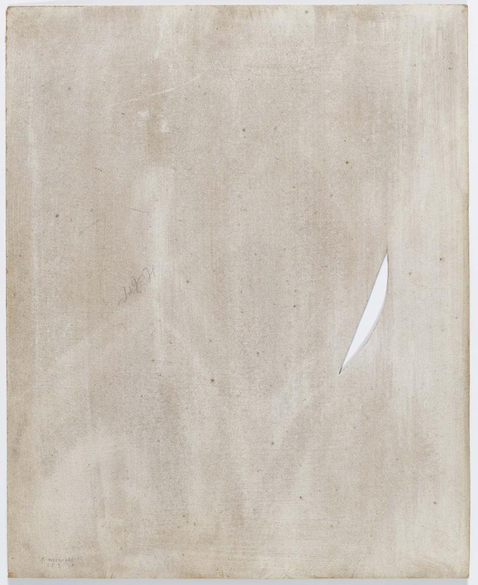 Arp, Hans (Jean)1886 Strasbourg - 1966 BaselFronde et nombrils. 1926. Oil on cardboard, cut out. - Image 2 of 3
