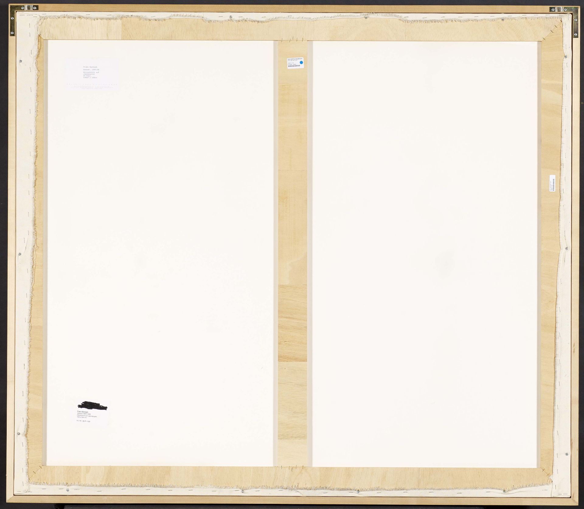 Gertsch, Franz1930 Mörigen/BernTriptychon (Detail 1, aus dem rechten Flügel). 1997. Woodcut on - Bild 3 aus 4