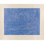 Gertsch, Franz1930 Mörigen/BernBagatelle I - Forest Path (Lapis Lazuli Blue). 2002. Woodcut on