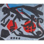 Penck, AR (Ralf Winkler)1939 Dresden - 2017 ZurichUntitled. Oil on canvas. 50 x 60cm. Signed lower
