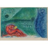 Chagall, Marc1887 Vitebsk - 1985 St. Paul de VenceQuai de la Tournelle. 1960. Colour lithograph on