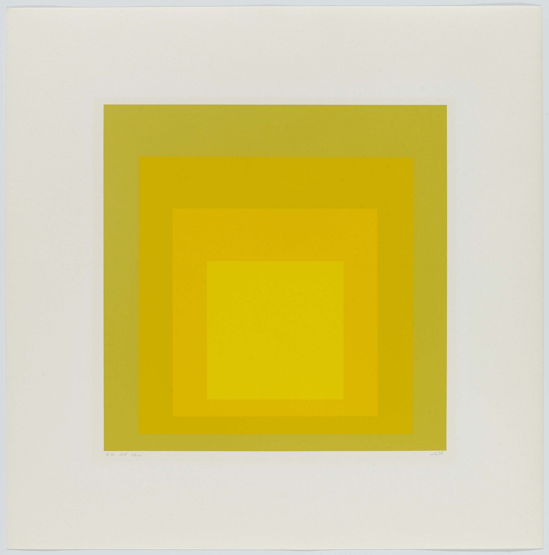 Albers, Josef1888 Bottrop - 1976 New Haven/ConnecticutJosef Albers - Homage to the square (Edition - Bild 15 aus 26