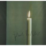 Richter, Gerhard1932 DresdenKerze I. 1988. Colour offset on thin paper. 89,5cm (94,5cm). Signed.
