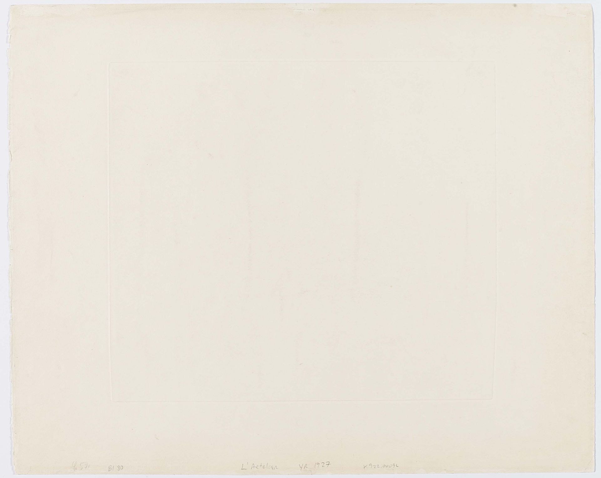 Picasso, Pablo1881 Malaga - 1973 MouginsL'Atelier. 1927. Etching on BFK RIVES (watermark). 35 x 40cm - Bild 3 aus 5