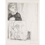 Picasso, Pablo1881 Malaga - 1973 MouginsLa bonne dans l'atelier de sculpture. 1933. Etching on