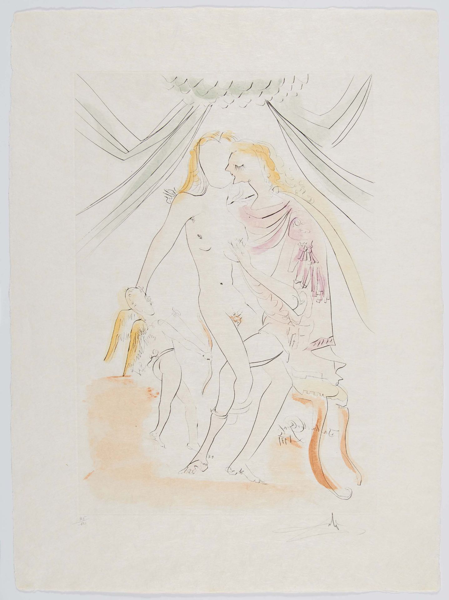 DALÍ, SALVADORFigueras/Spanien 1904 - 1989Titel: Venus, Mars et Cupidon. Untertitel: Aus: Suite - Bild 2 aus 3