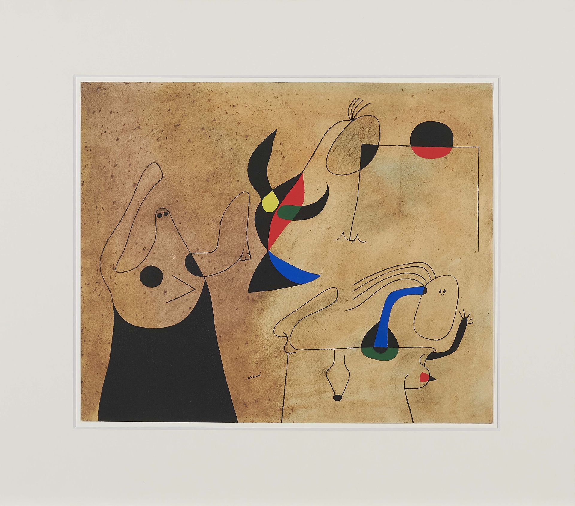 MIRÓ, JOAN1893 Barcelona - 1983 Cala Major/MallorcaTitle: From: "Constellations". Date: 1959. - Bild 2 aus 3