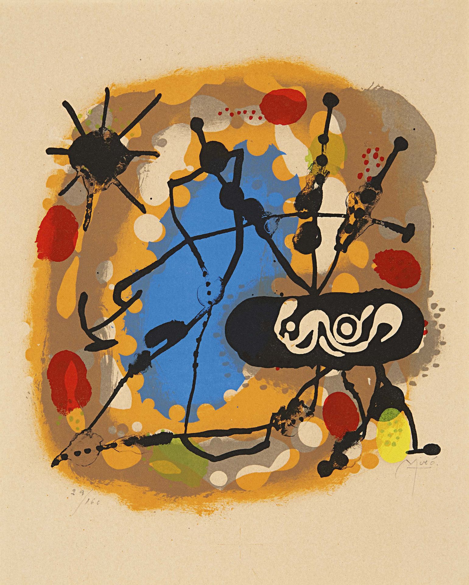 MIRÓ, JOAN1893 Barcelona - 1983 Cala Major/MallorcaTitle: Atmósfera Miró. Date: 1959. Technique: