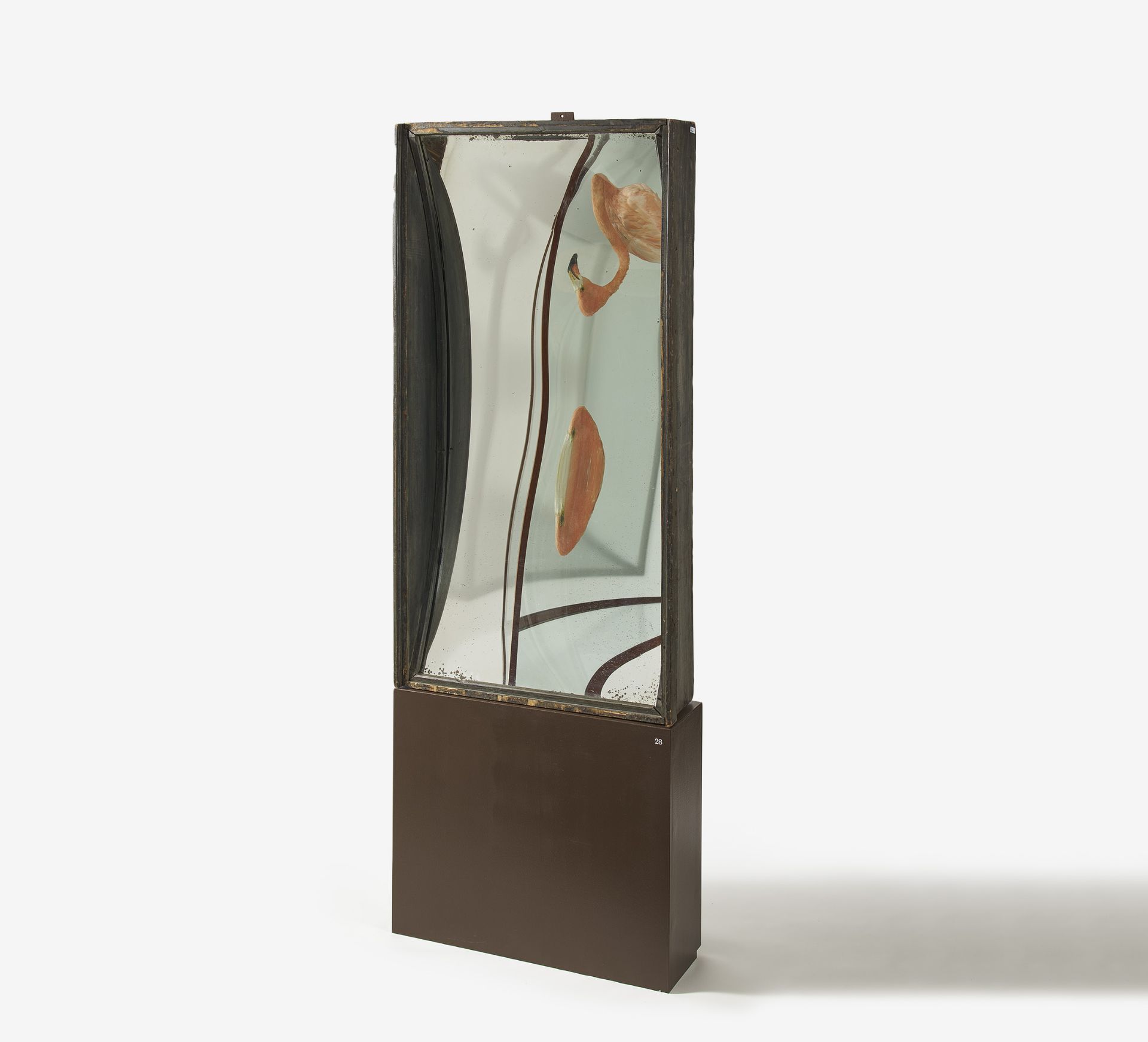 Titel: Rigolorium - Großer Zerrspiegel. Datierung: Frankreich. Um 1900. Spiegelglas. HolzrahmenMaße: - Bild 2 aus 3