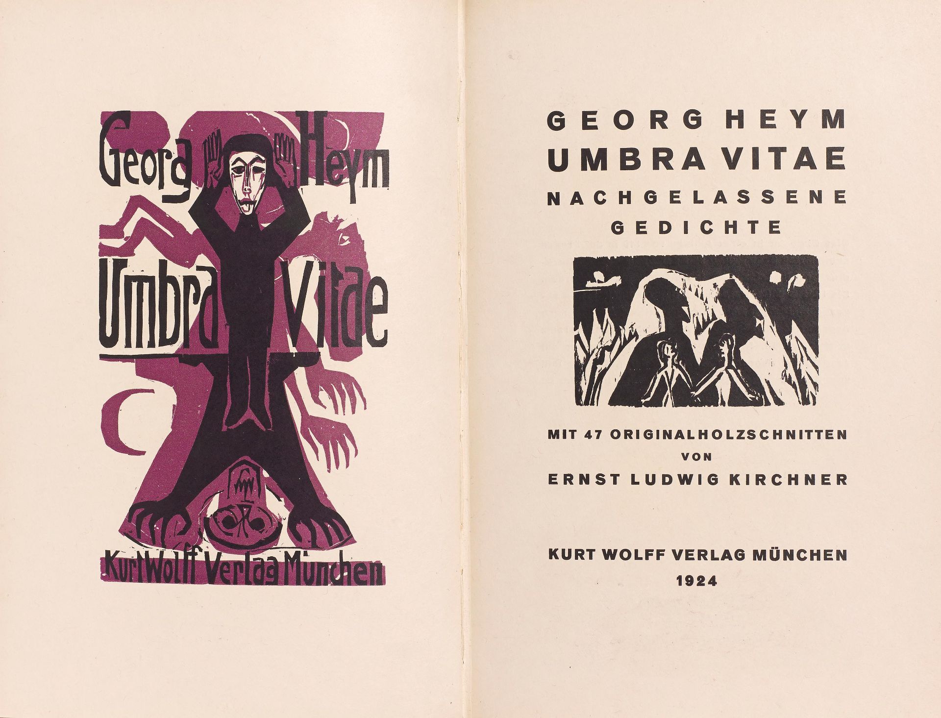 KIRCHNER, ERNST LUDWIG1880 Aschaffenburg - 1938 Frauenkirch/DavosTitel: Zu "Umbra Vitae, - Image 2 of 3