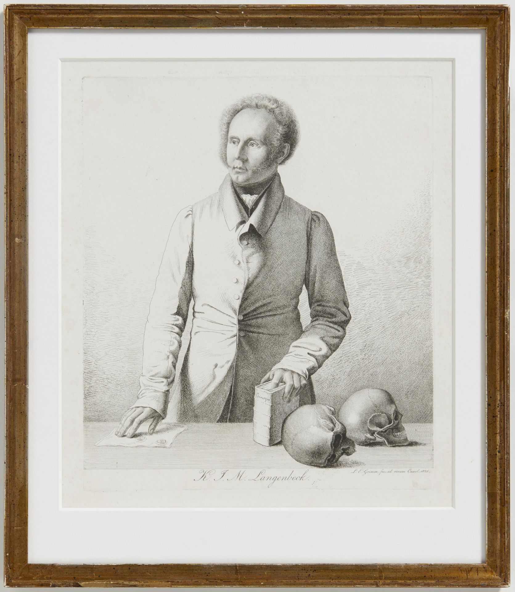 BILDNIS DES AUGENARZTES KONRAD JOHANN MARTIN LANGENBECK. Datierung: Kassel. 1826. Meister/Entwerfer: - Bild 2 aus 4