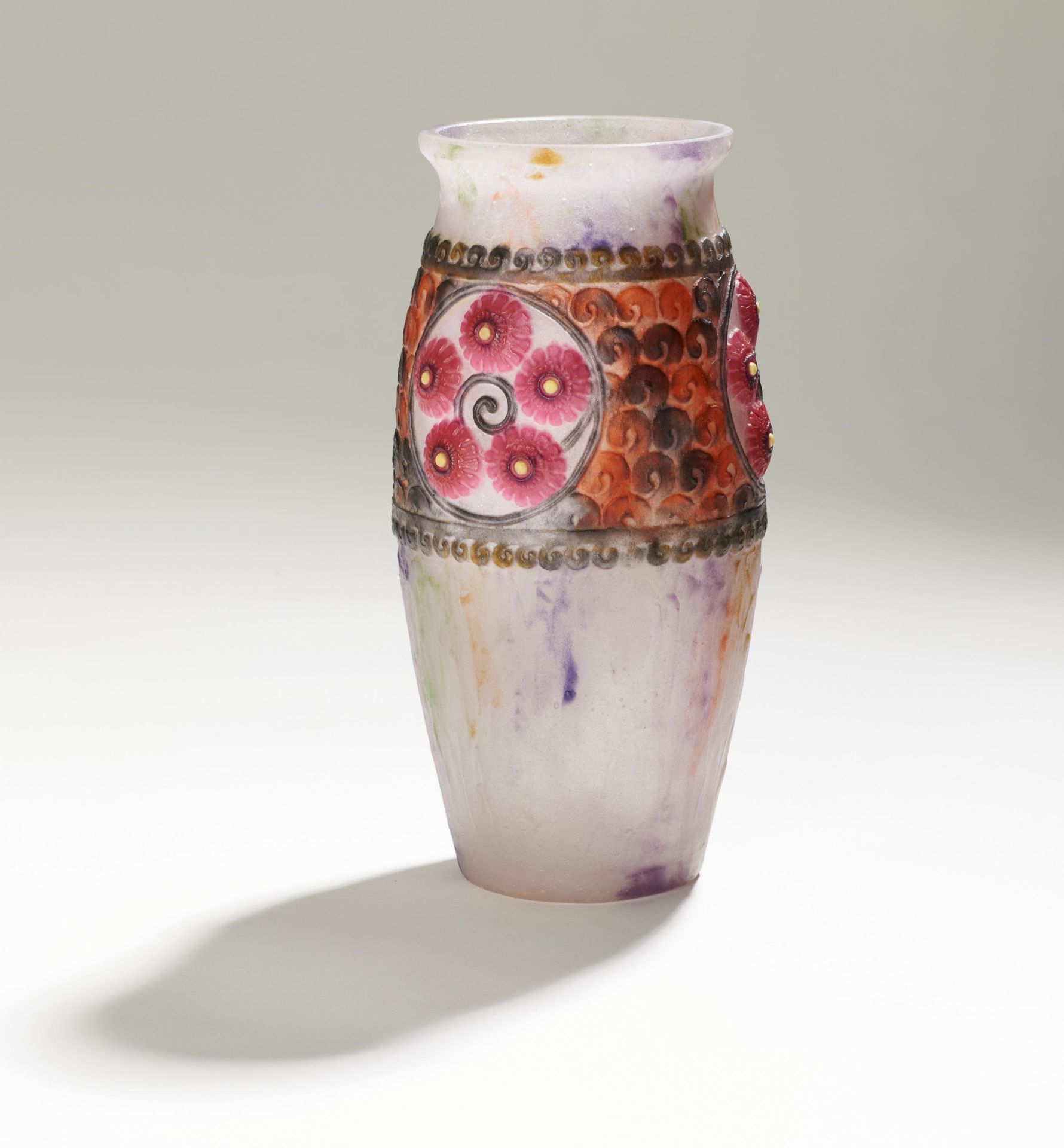 VASE "MEDAILLONS FLEURIS". - Image 4 of 5