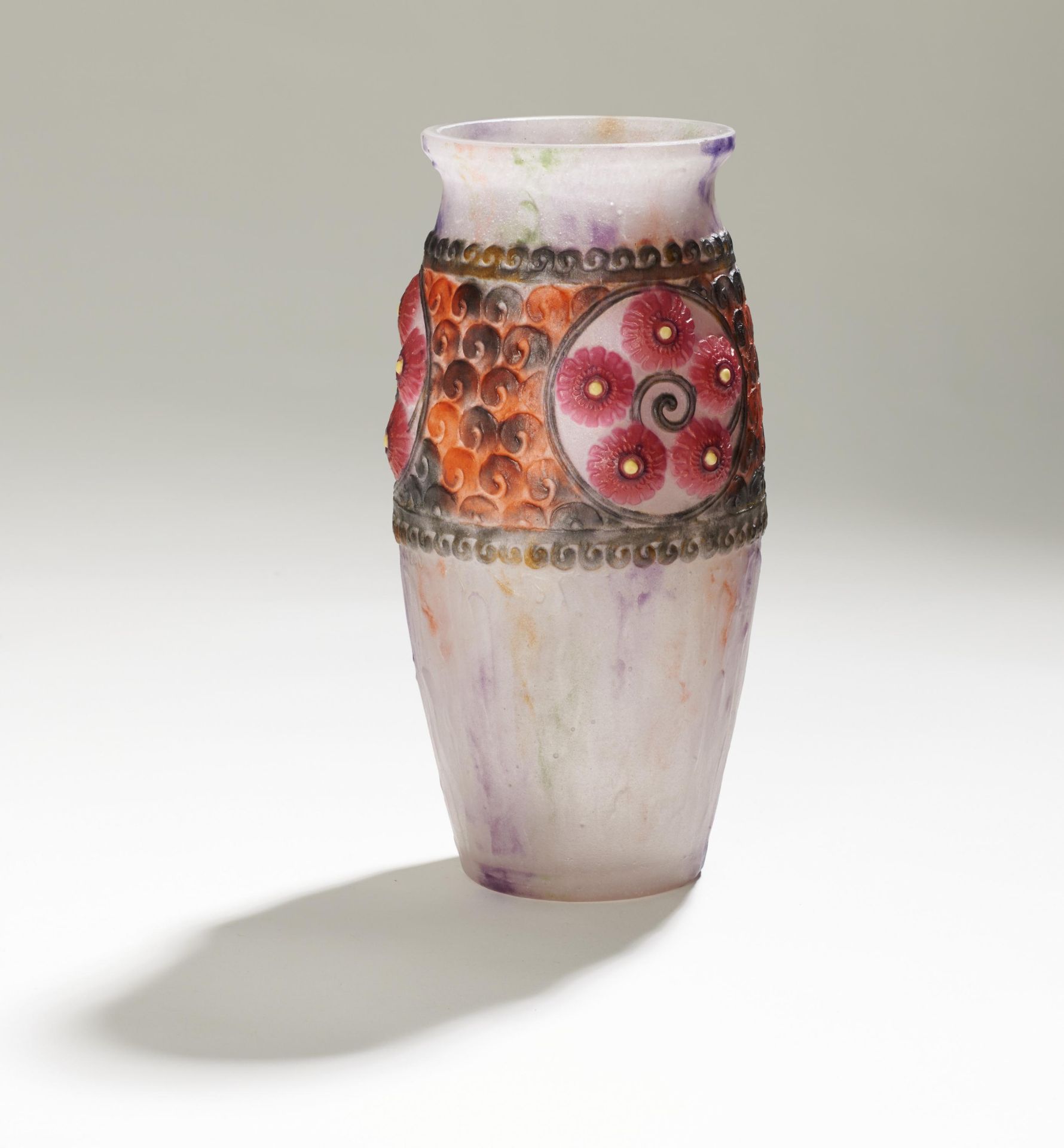 VASE "MEDAILLONS FLEURIS". - Image 2 of 5