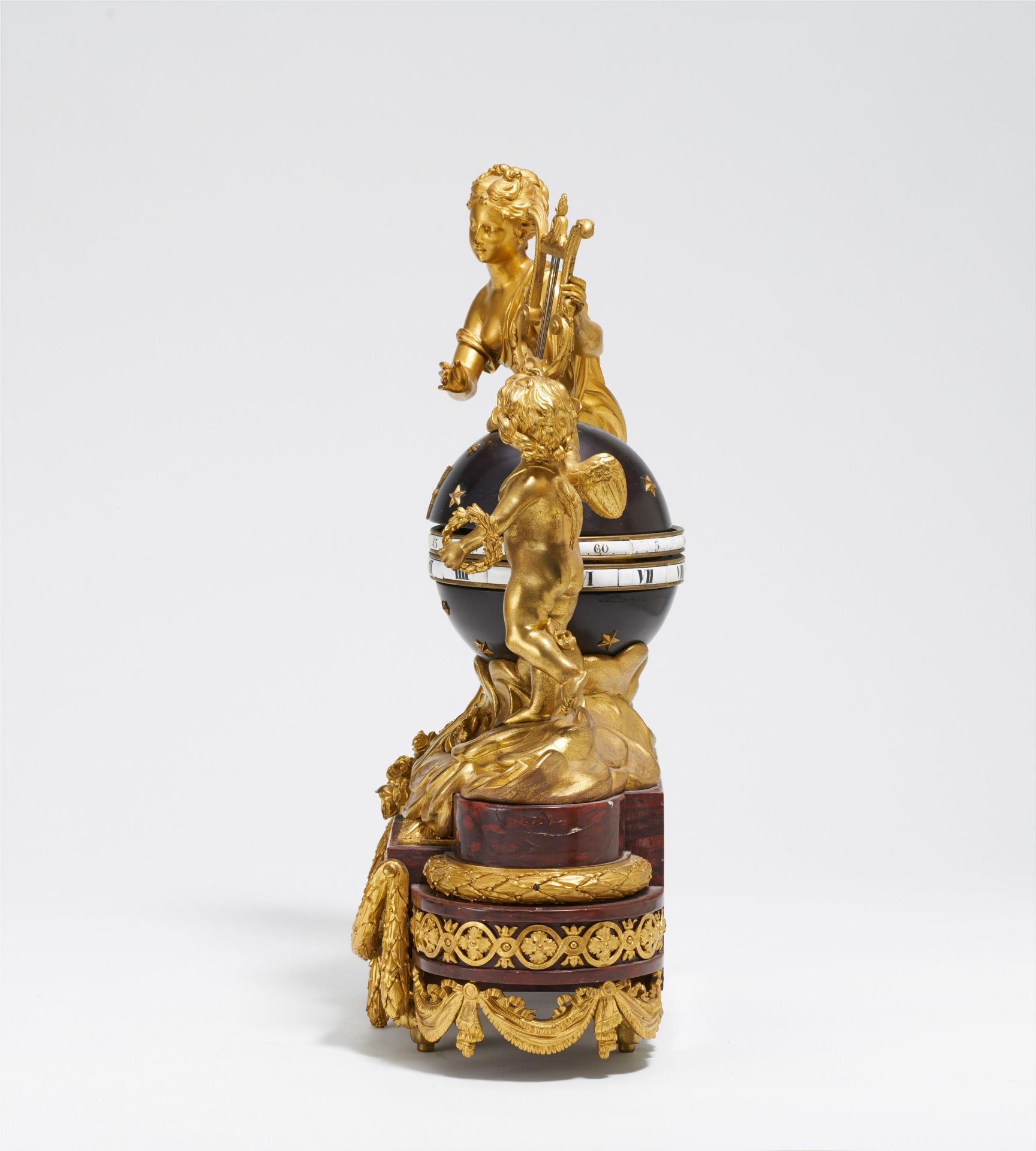 CIRCLE TOURNANT MIT VENUS UND AMOR STYLE LOUIS XVI. - Image 2 of 4