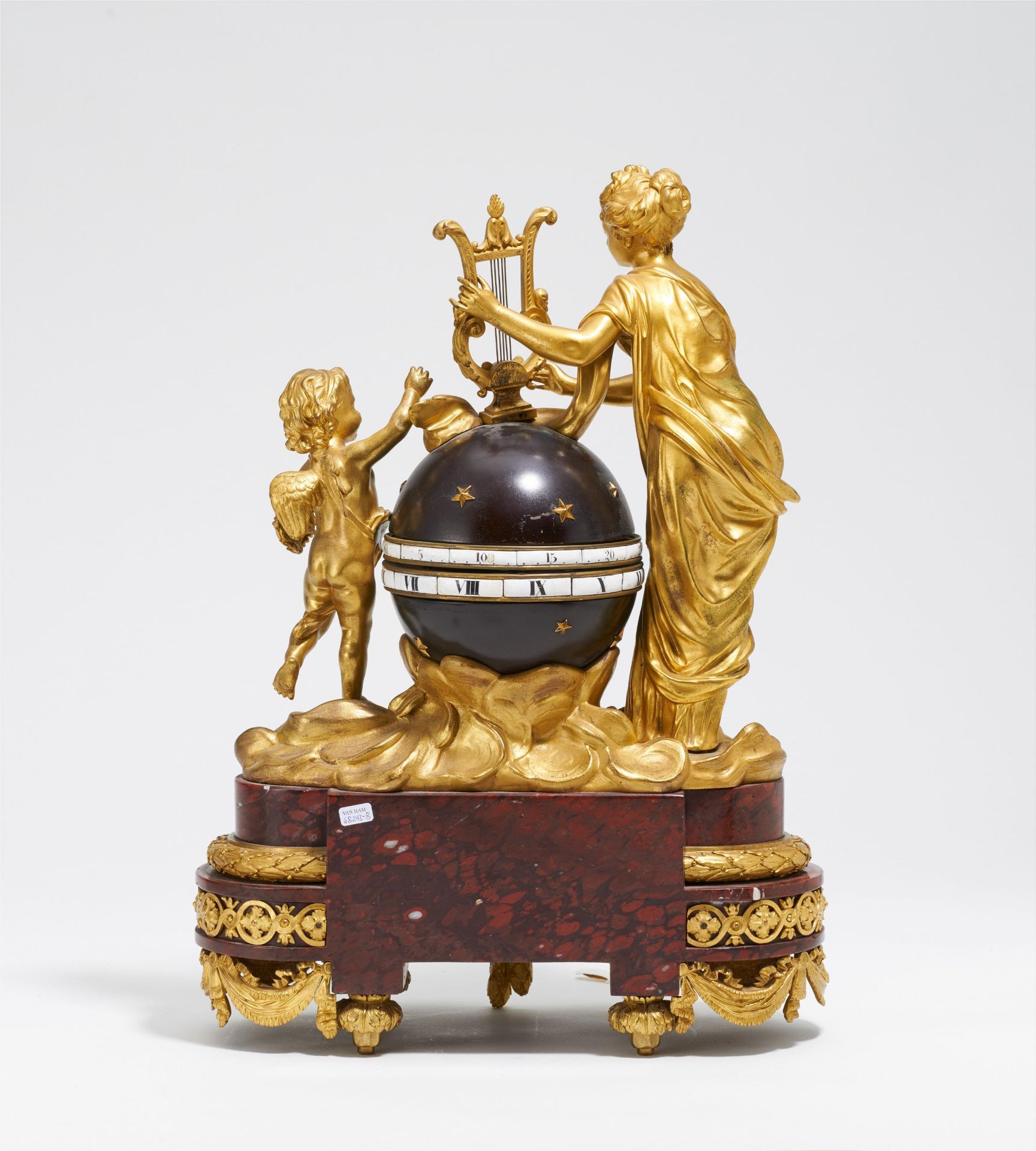 CIRCLE TOURNANT MIT VENUS UND AMOR STYLE LOUIS XVI. - Image 3 of 4