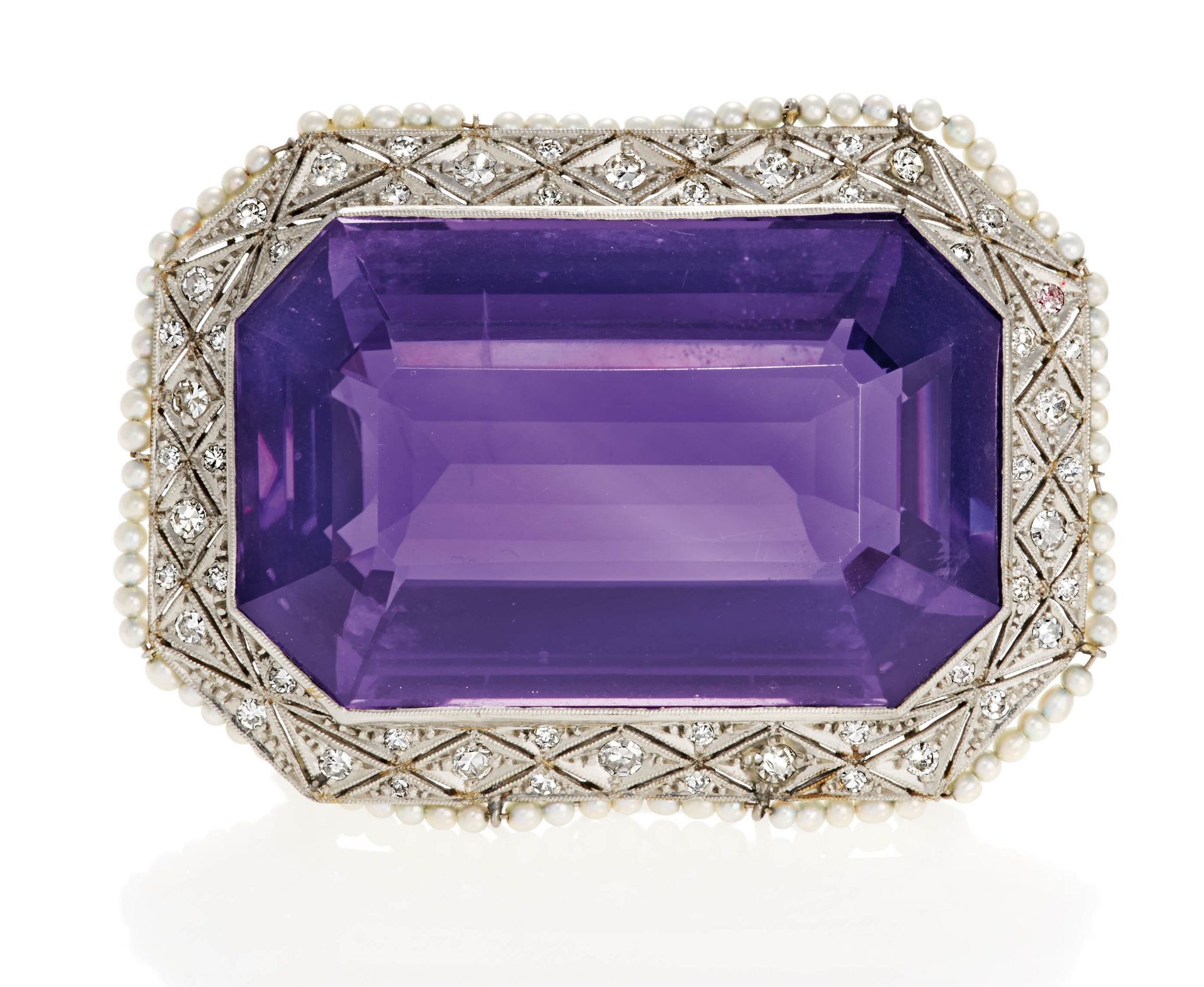 AMETHYST-ANHÄNGER/BROSCHE.