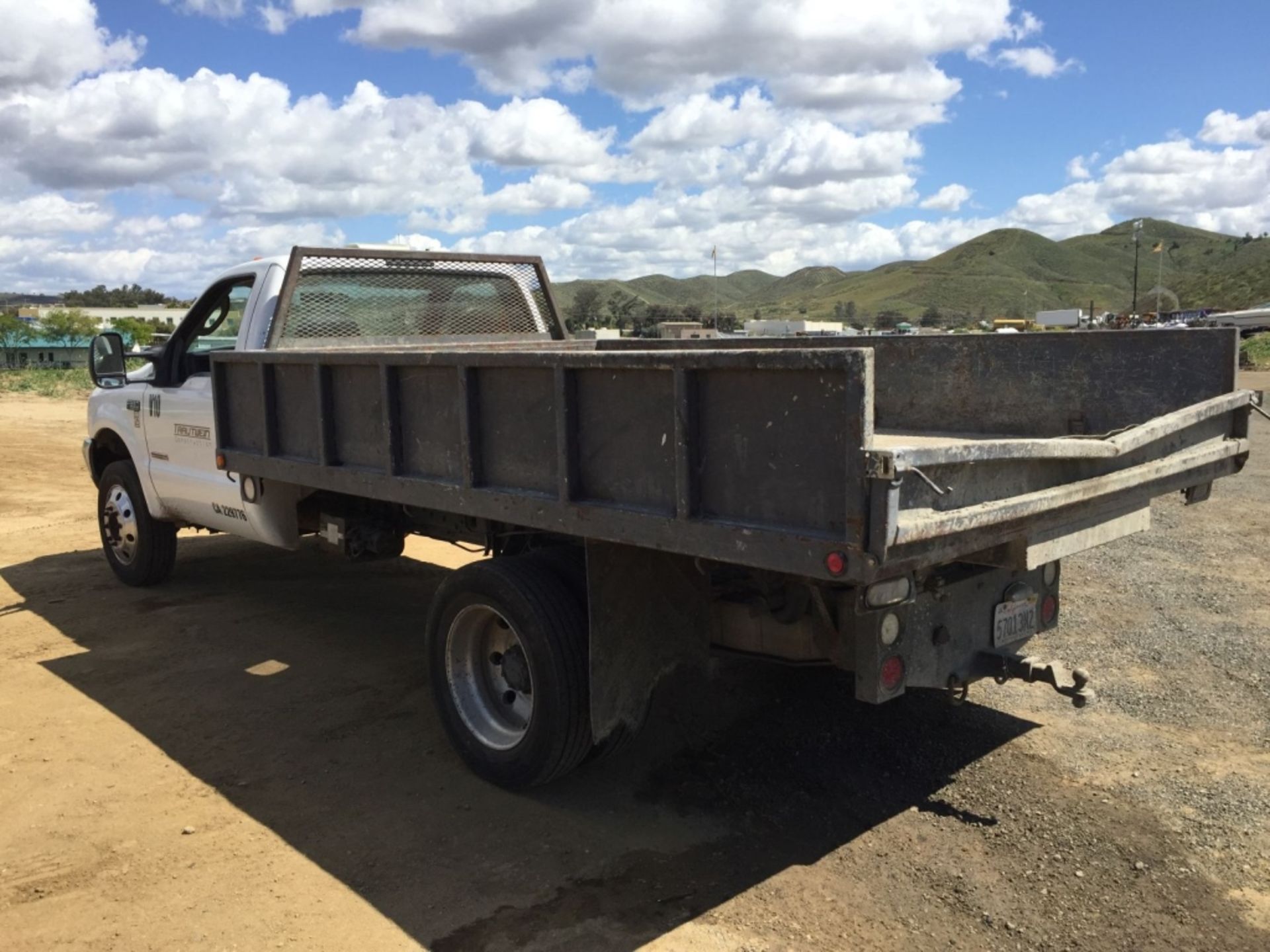 Ford F550 Flatbed Dump Truck, - Image 3 of 24