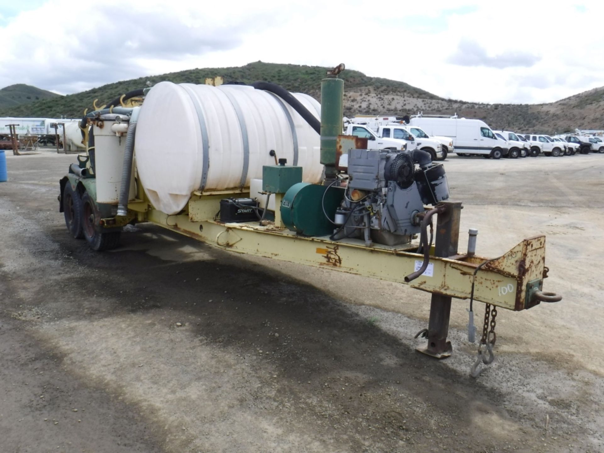 Ring O Matic Jet Vac Hydro Vacuum Trailer, - Image 2 of 13