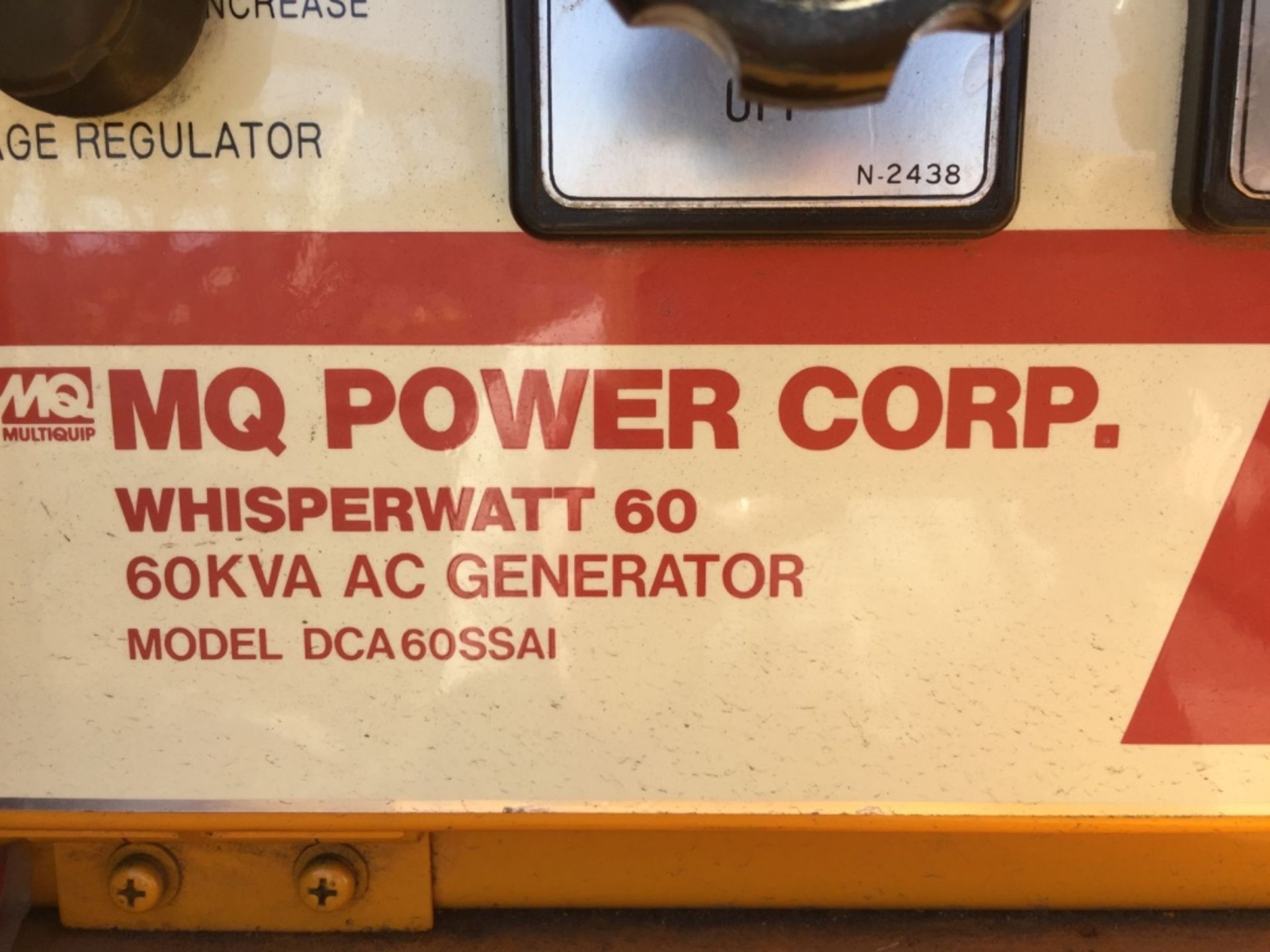 MultiQuip DCA60SSAI 60KVA AC Generator, - Image 13 of 16