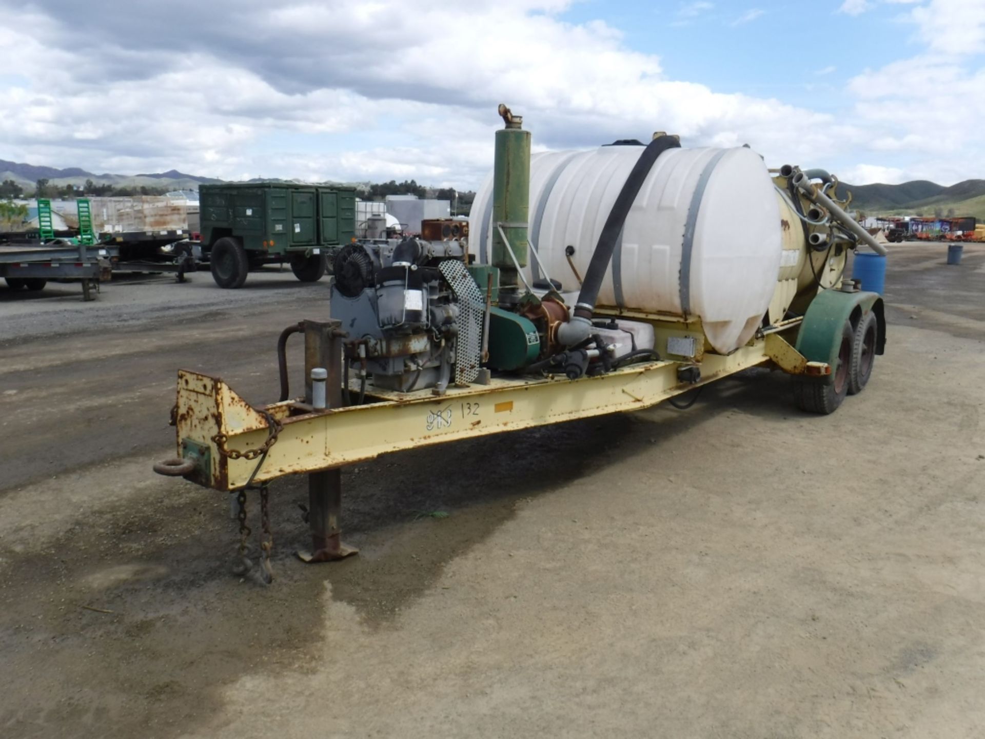 Ring O Matic Jet Vac Hydro Vacuum Trailer,