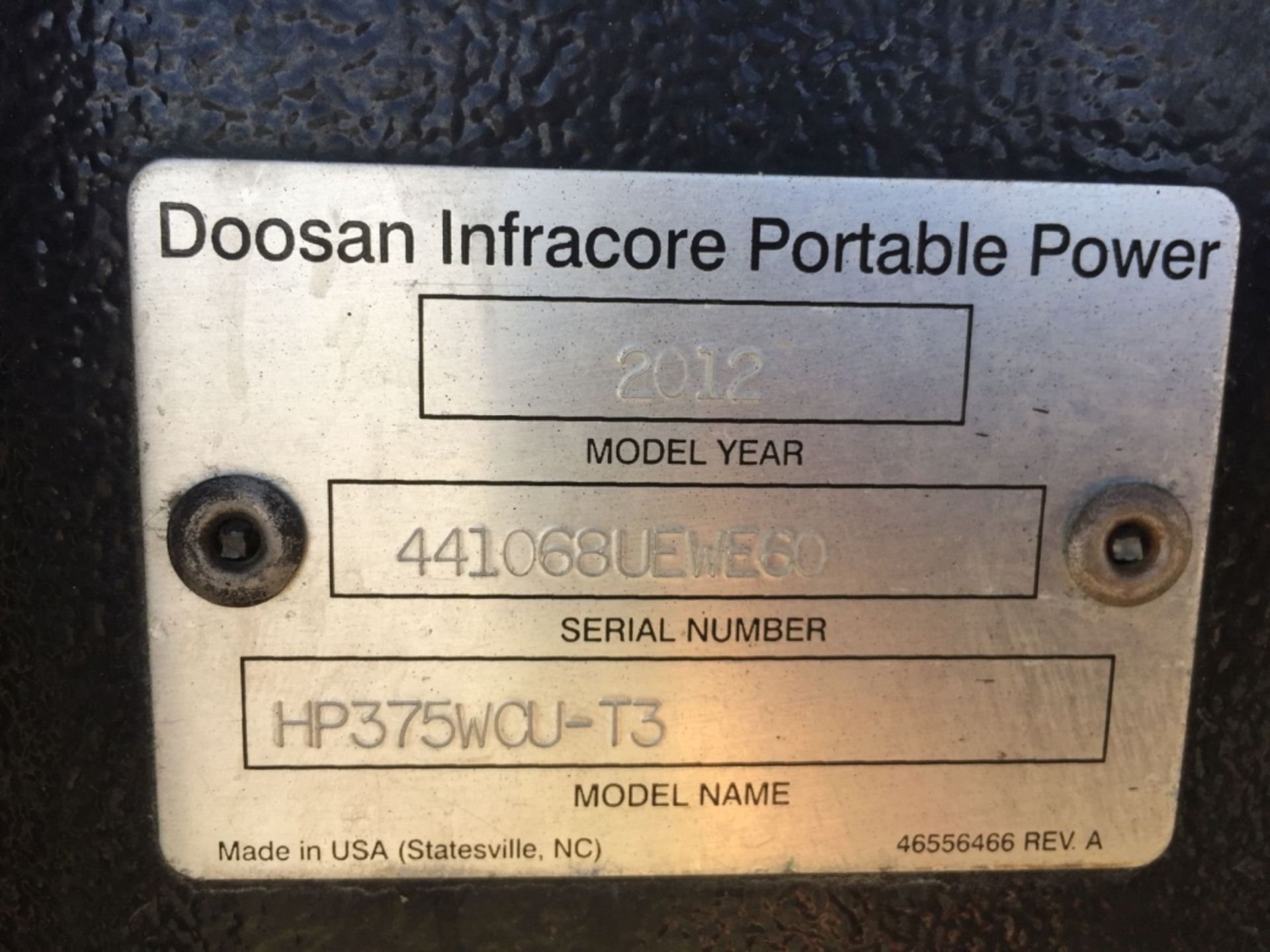 2012 Ingersoll Rand HP375WCU-T3 375 CFM Air - Image 15 of 16