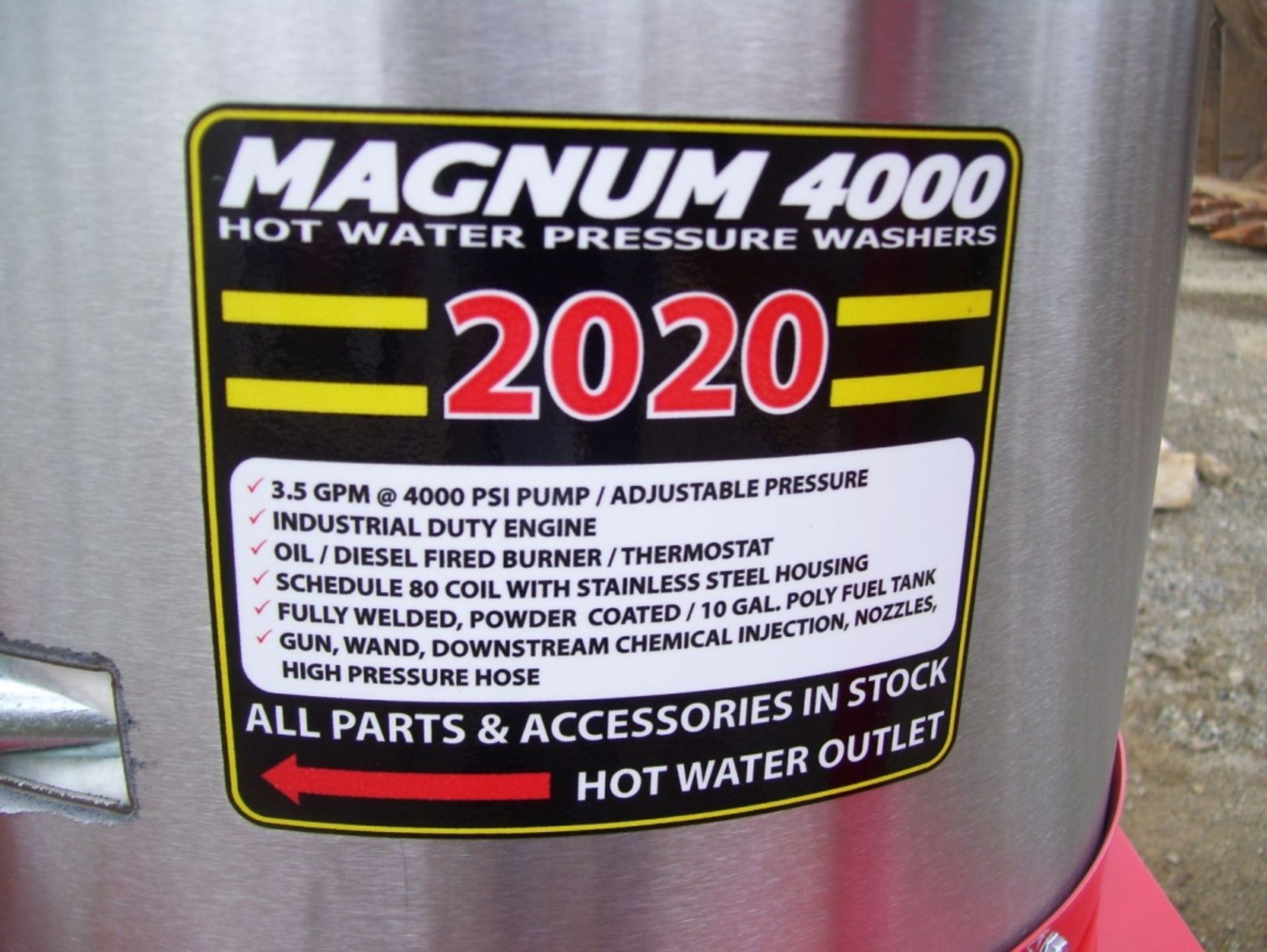 Unused 2020 Easy Kleen Magnum GS18 Hot Water - Image 8 of 11