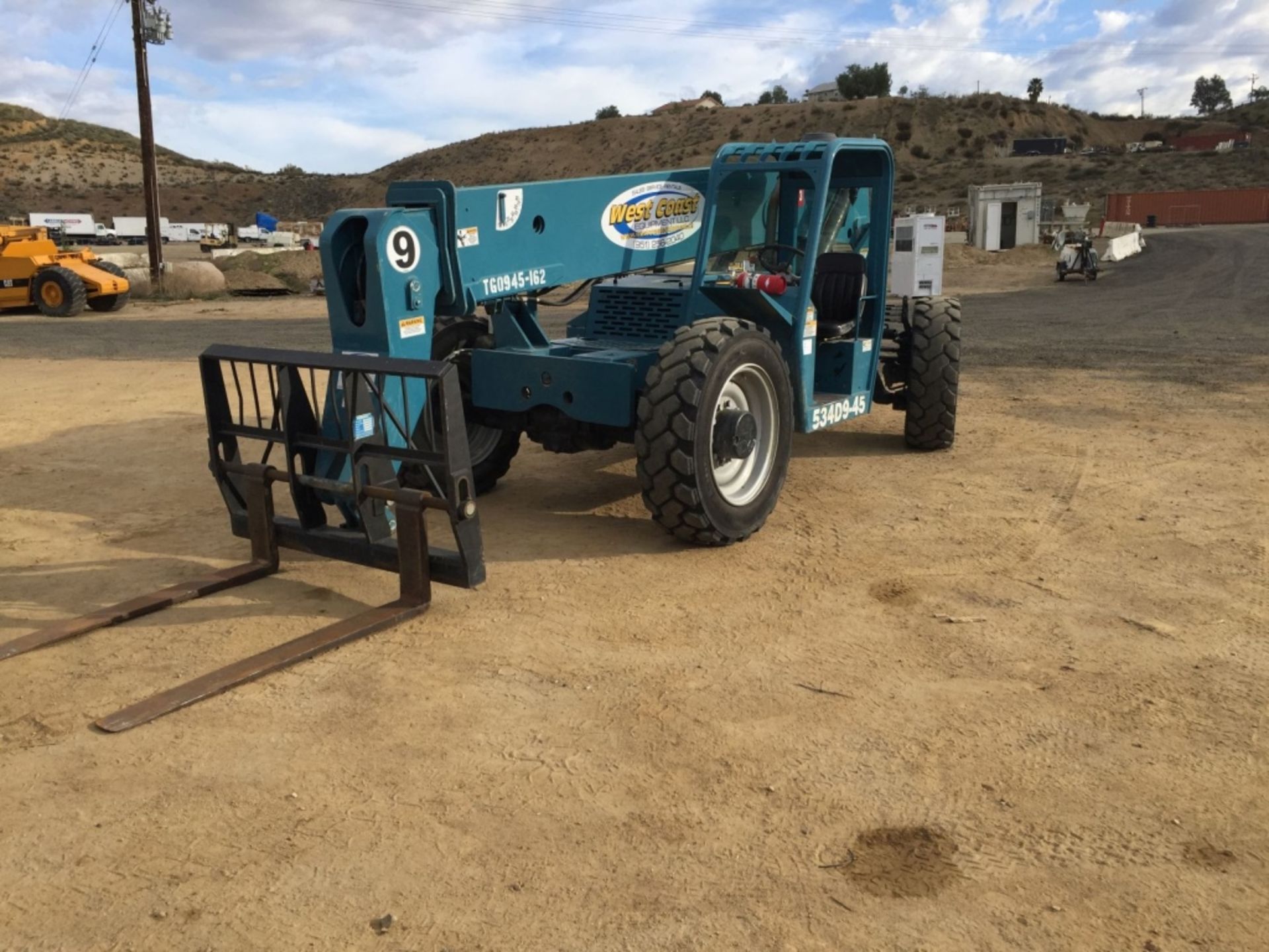 2006 Gradall 534D9-45 Forward Reach Forklift,