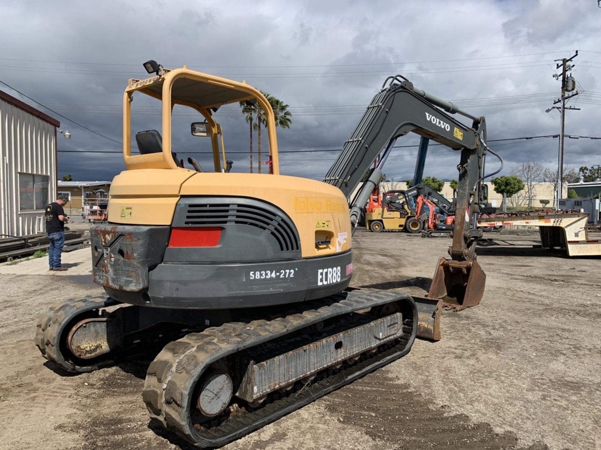 2013 Volvo ECR88 Mini Excavator, - Image 5 of 20