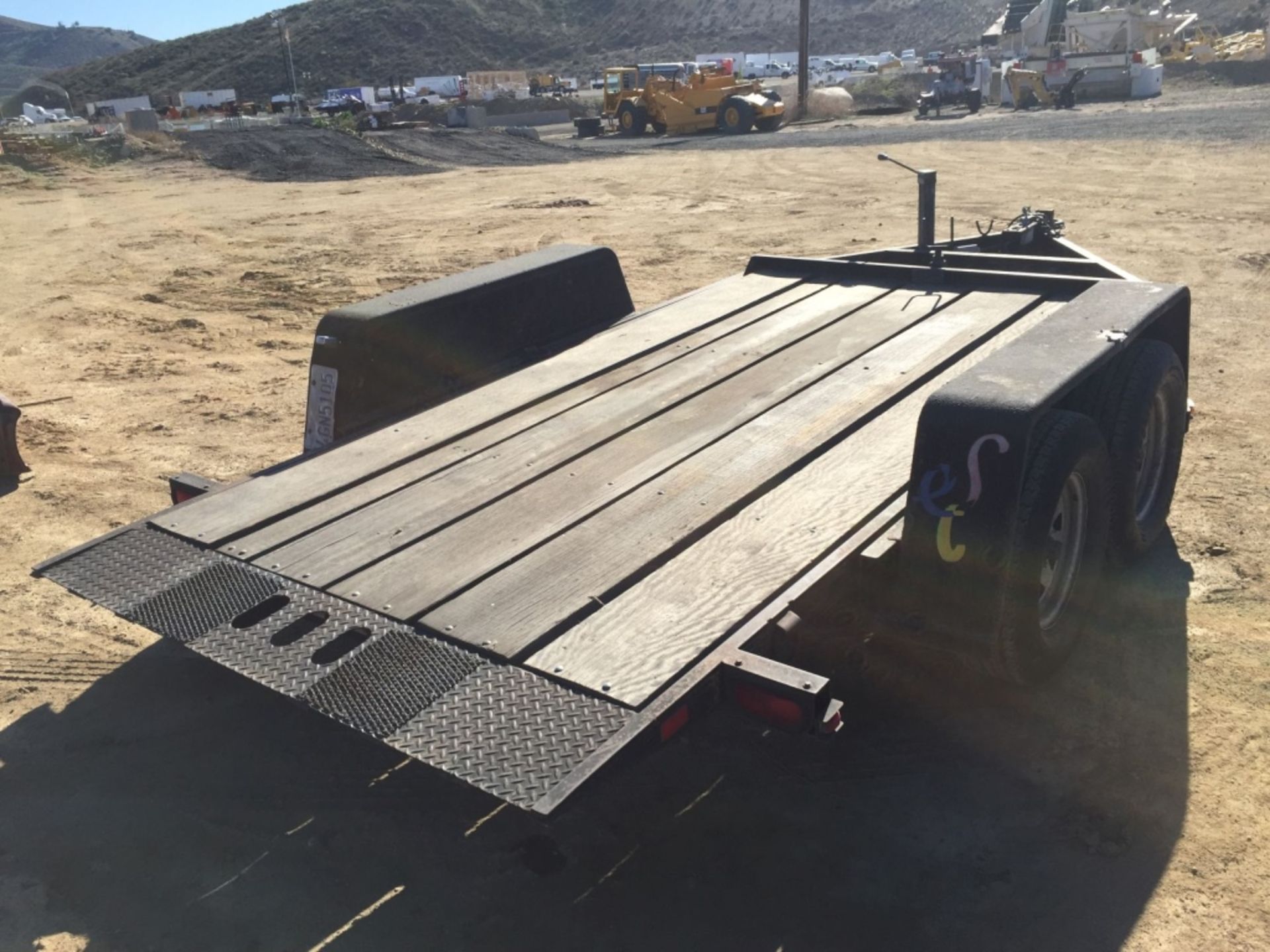 Millerbilt Tilt Deck Equipment Trailer, - Image 3 of 11