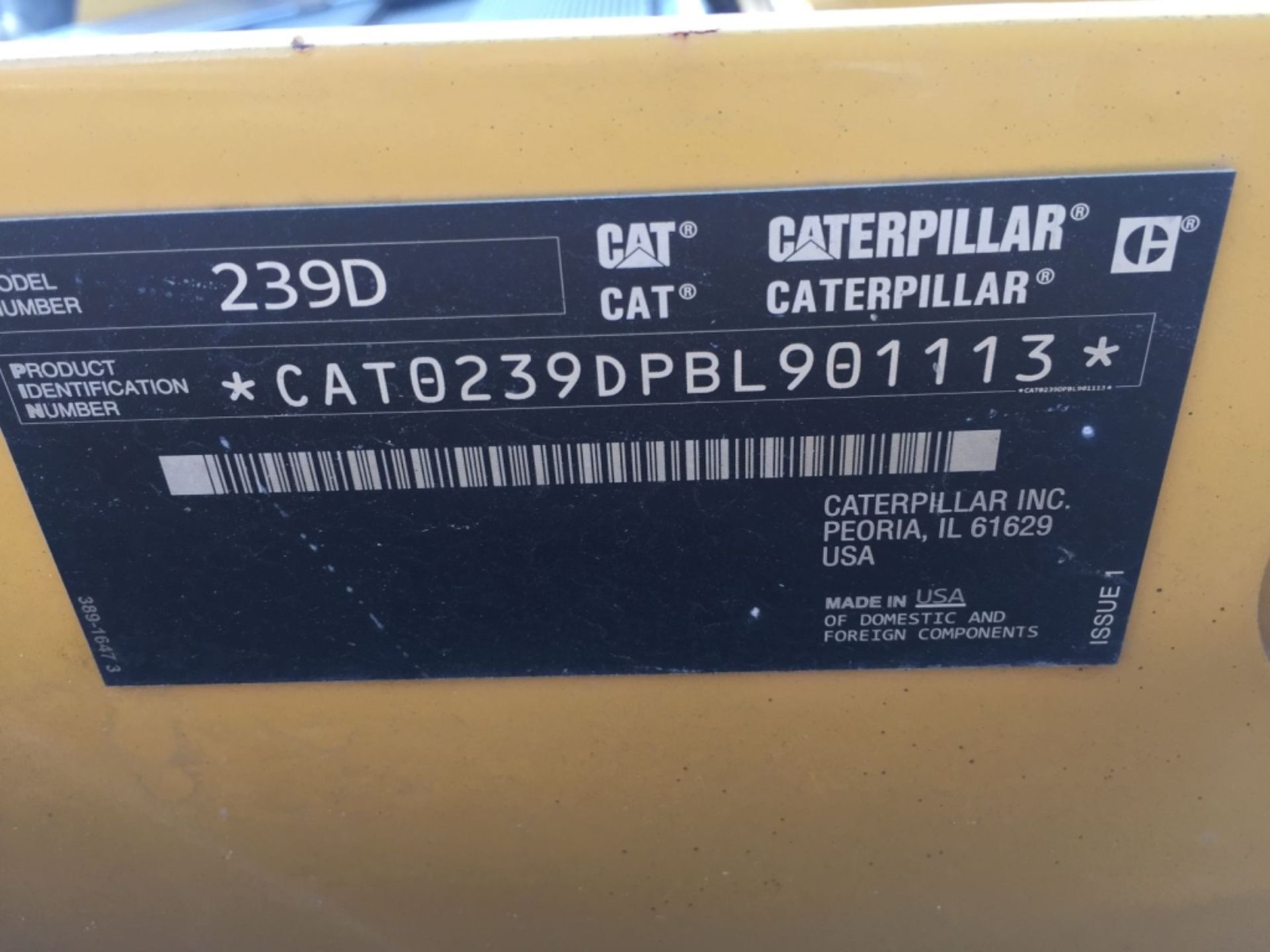 2016 Caterpillar 239D Track Loader, - Image 28 of 28