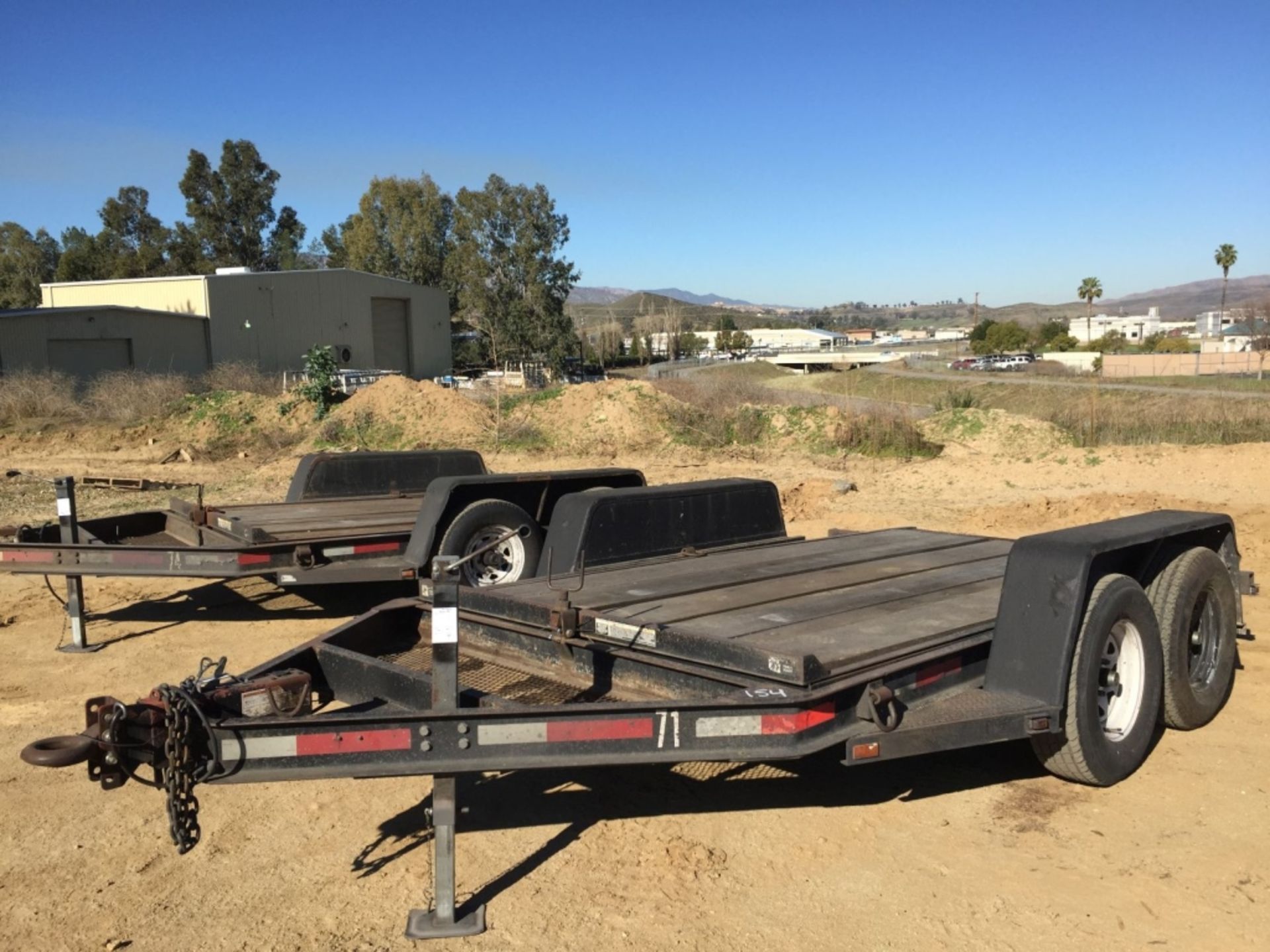 Millerbilt Tilt Deck Equipment Trailer,