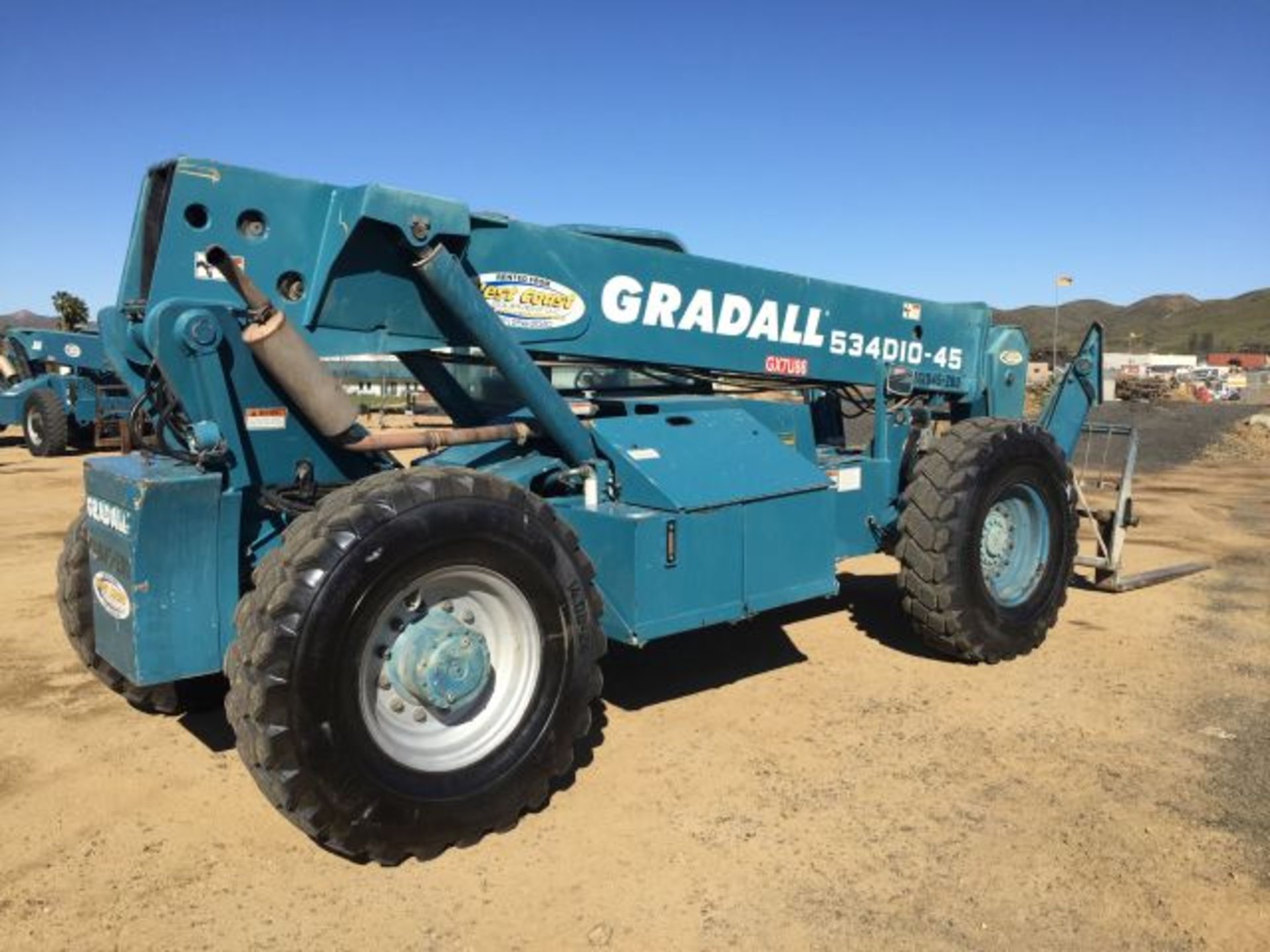 2001 Gradall 534D10-45 Forward Reach Forklift, - Image 3 of 33