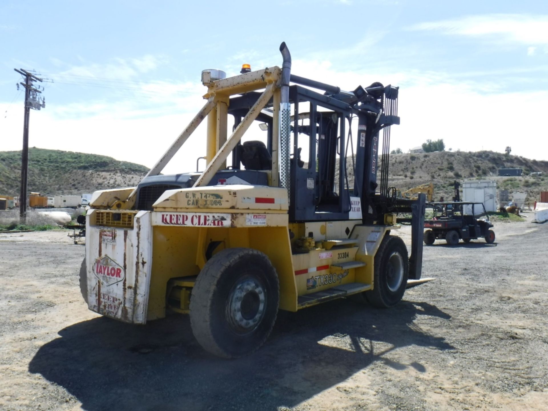 2011 Taylor TX330M Construction Forklift, - Image 3 of 26