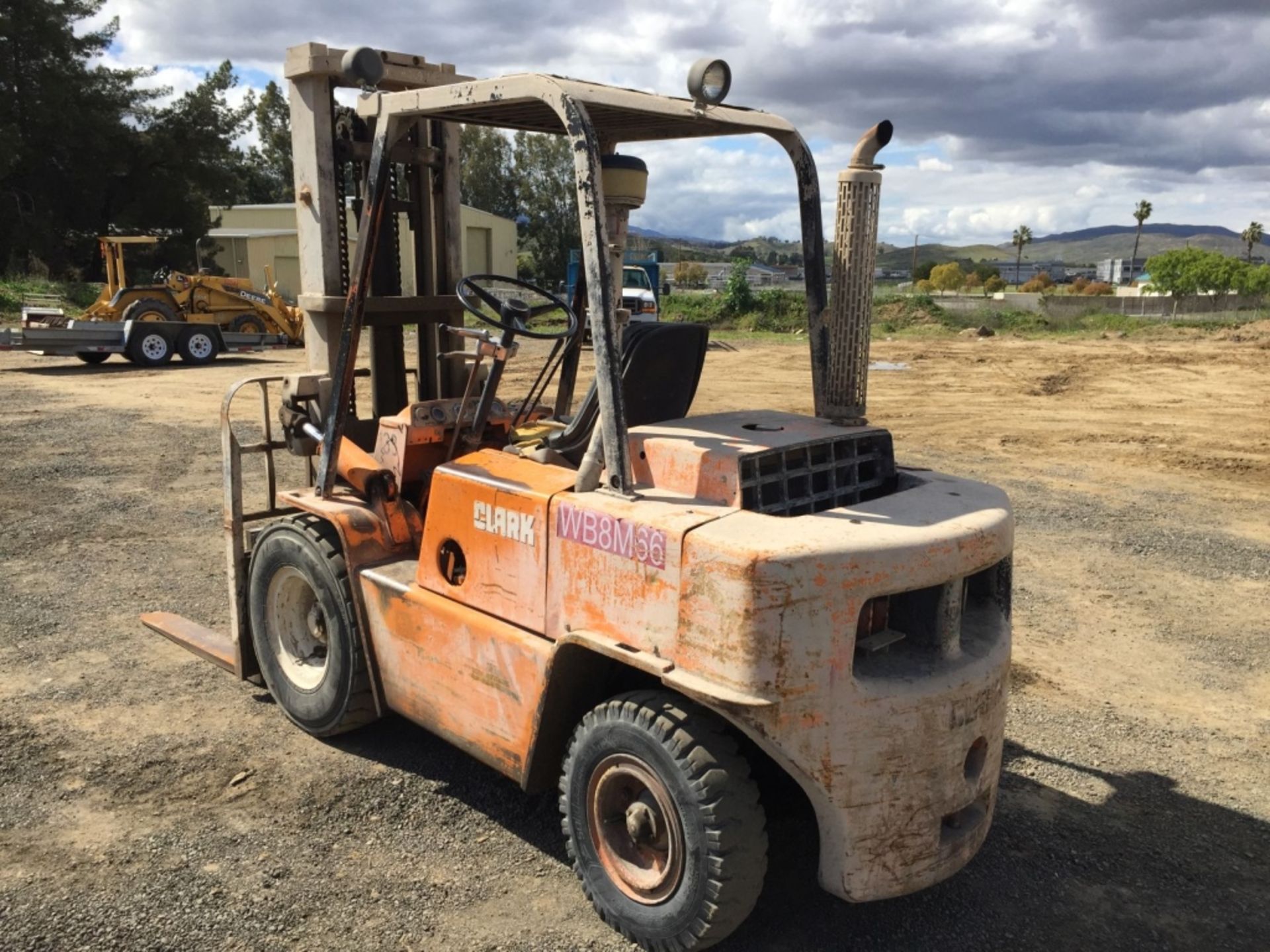 Clark C500Y Industrial Forklift, - Image 3 of 19