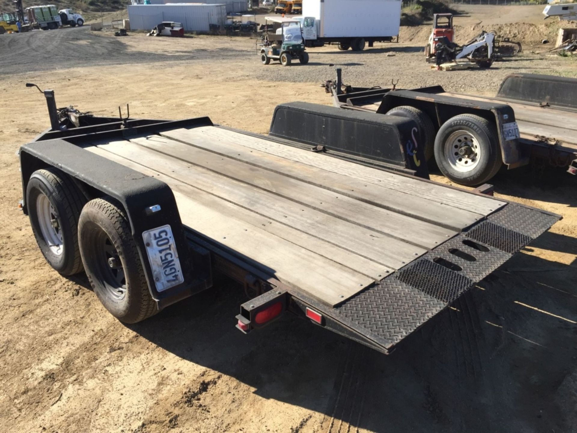 Millerbilt Tilt Deck Equipment Trailer, - Image 4 of 11