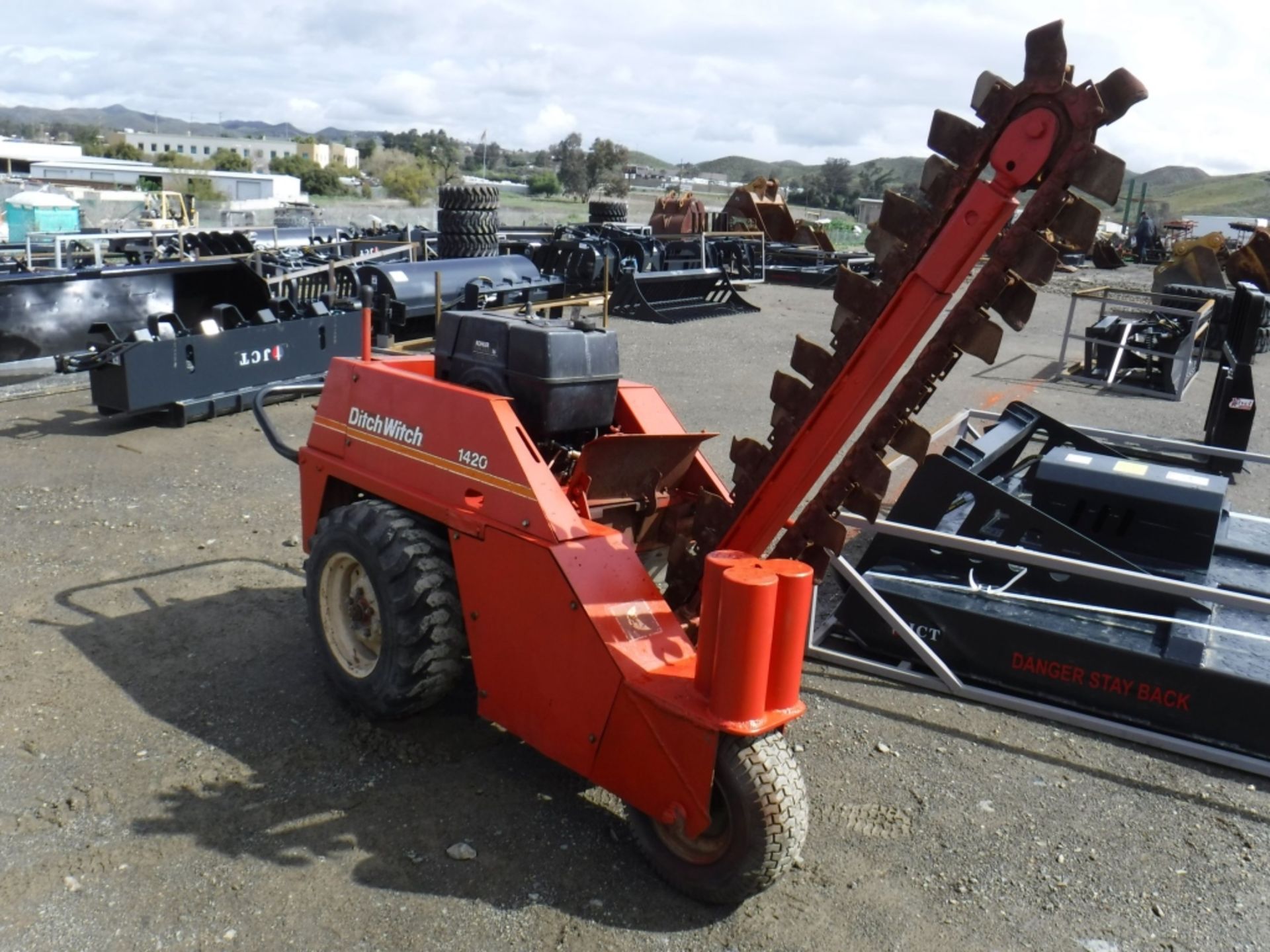 Ditch Witch 1420KE Walk Behind Trencher, - Image 2 of 12