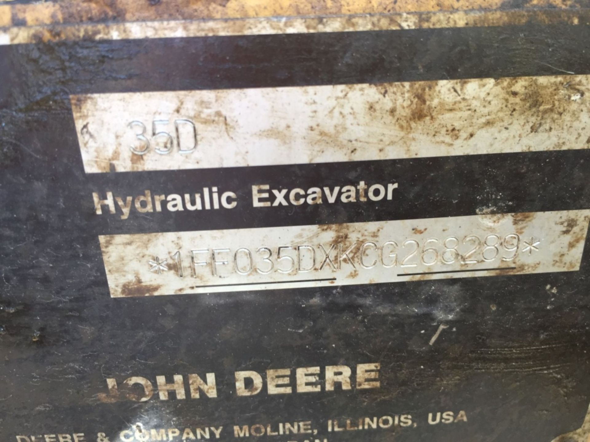 2012 John Deere 35D Mini Excavator, - Image 65 of 65