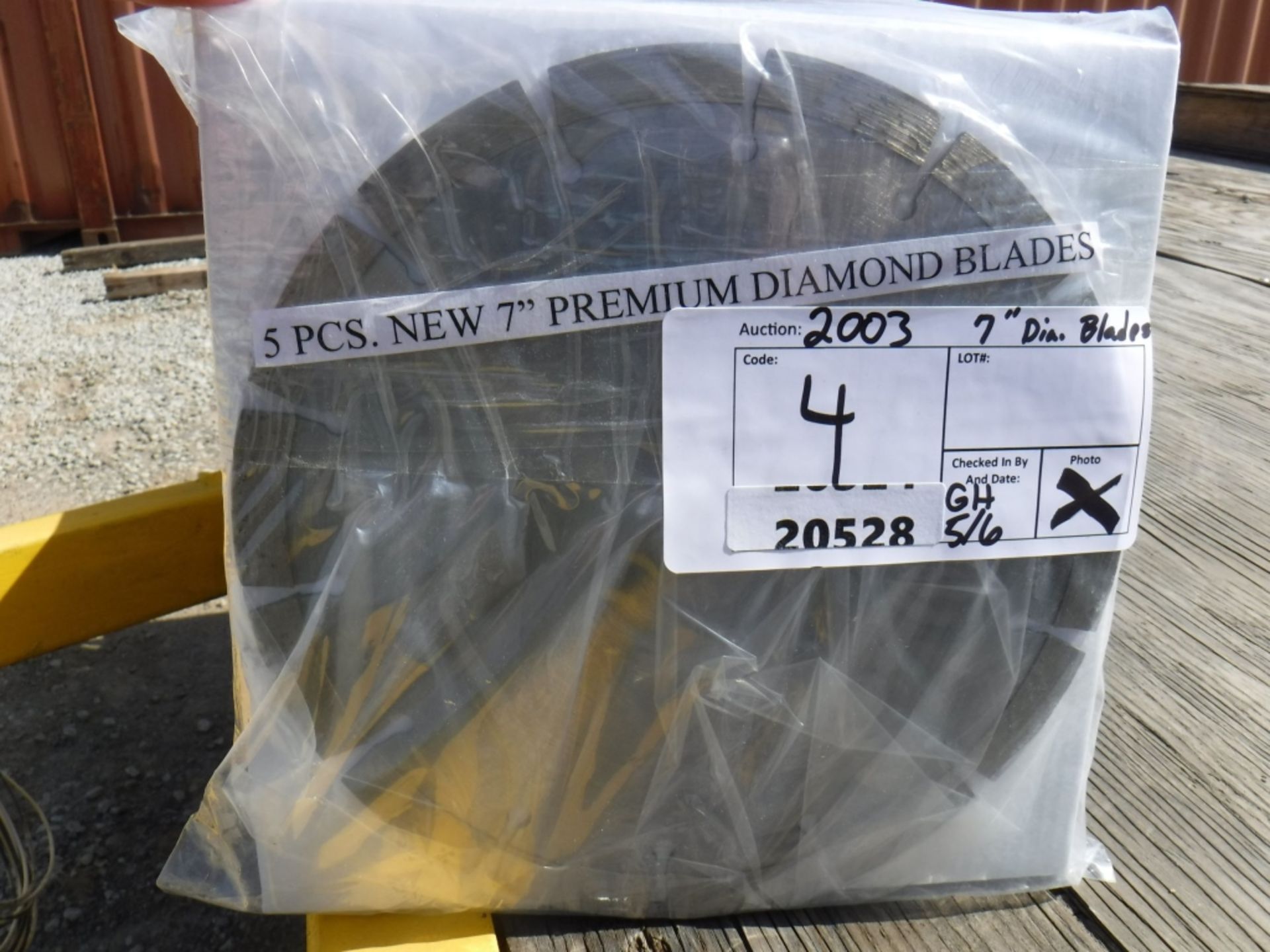 (5) Unused 7" Premium Diamond Blades. - Image 2 of 2