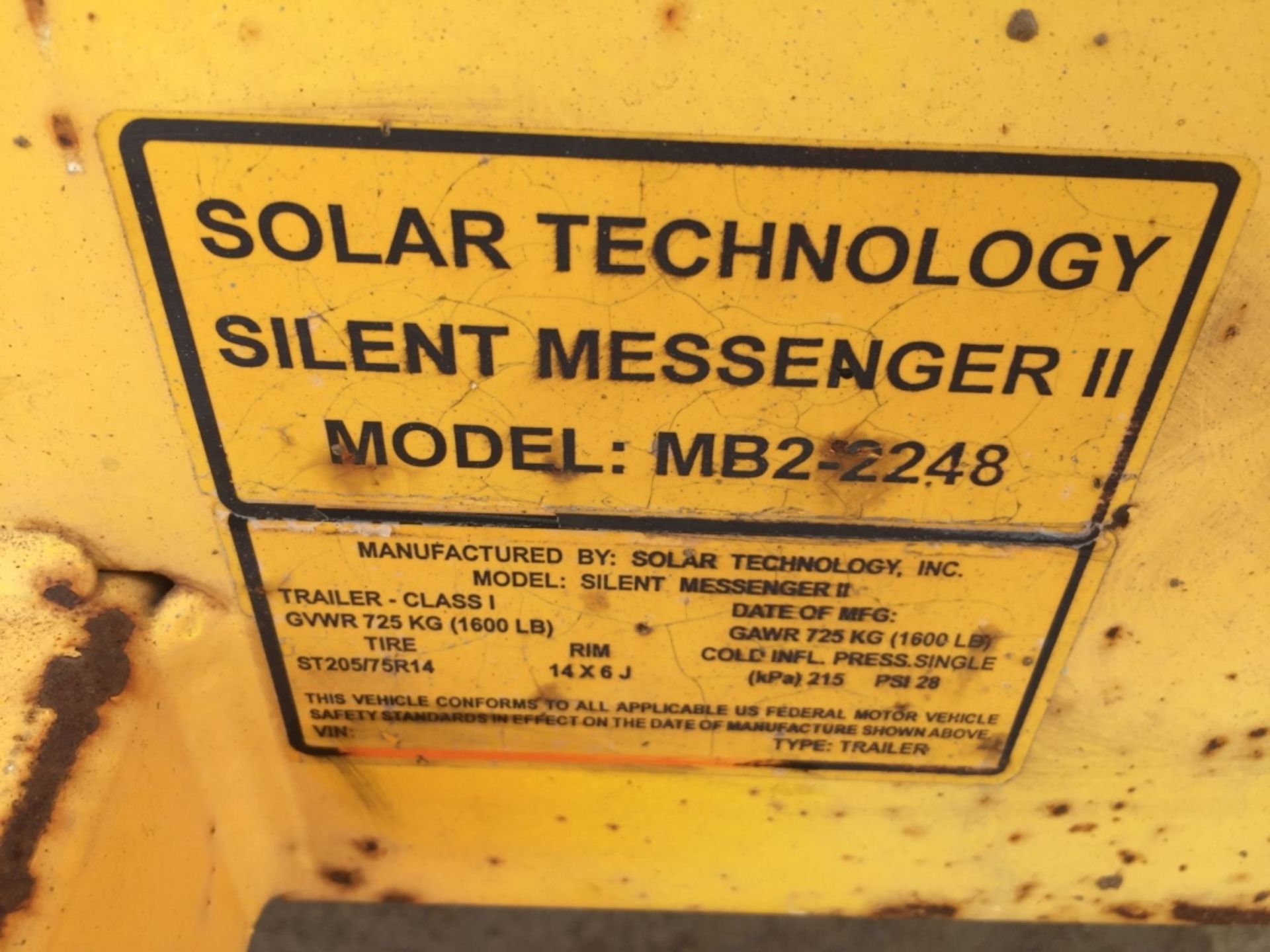 Solar Technology Silent Messenger II Arrow Board, - Image 38 of 51
